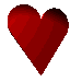 Gif animé coeur doré